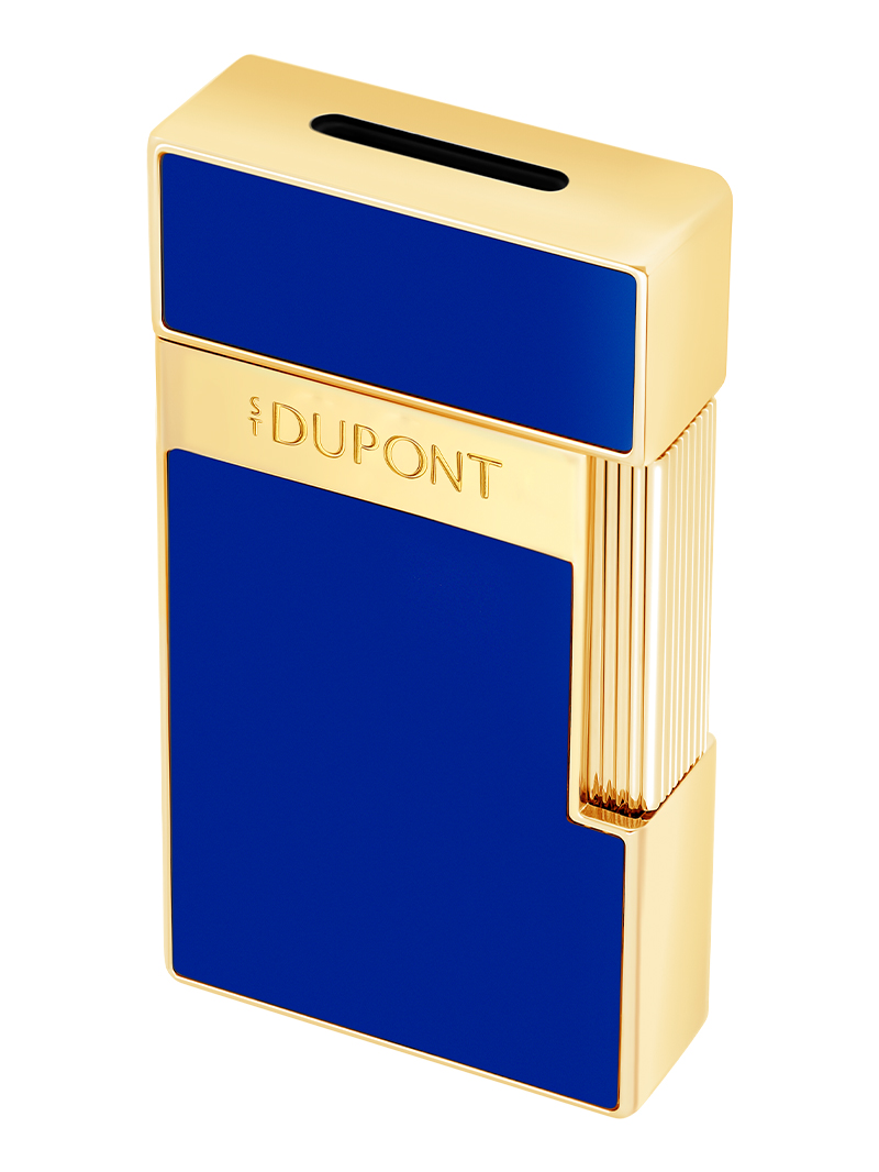 Upaljač S.T.Dupont BIG D Blue Lacq/Golden 25225